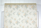 1980s Floral Vintage Wallpaper