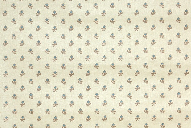 1980s Floral Vintage Wallpaper