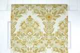 1970s Floral Damask Vintage Wallpaper