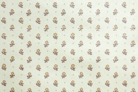 1980s Floral Vintage Wallpaper