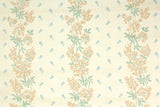 1980s Floral Vintage Wallpaper