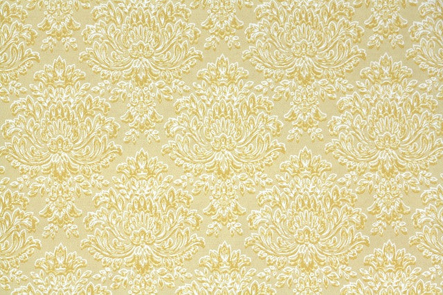 1960s Damask Vintage Wallpaper