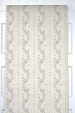 1970s Floral Stripe Vintage Wallpaper