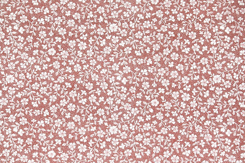 1970s Floral Vinyl Vintage Wallpaper