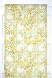 1970s Floral Vintage Wallpaper