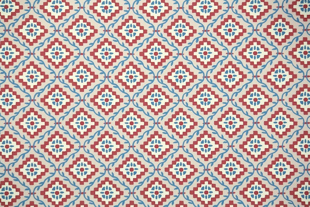 1940s Geometric Vintage Wallpaper