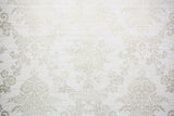 1980s Floral Damask Vintage Wallpaper