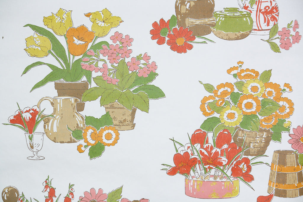 1970s Kitchen Vintage Wallpaper
