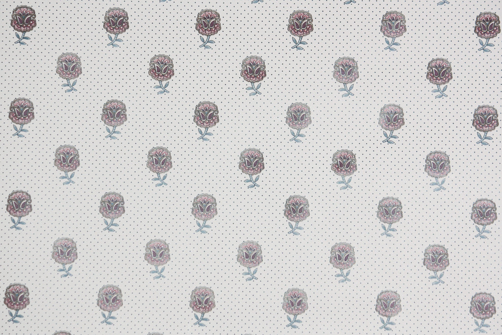 1990s Floral Vintage Wallpaper