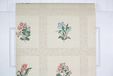 1970s Floral Vintage Wallpaper