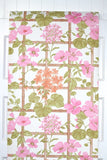 1970s Floral Vintage Wallpaper