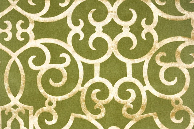 1970s Vintage Flock Wallpaper