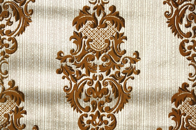 1970s Vintage Flock Wallpaper