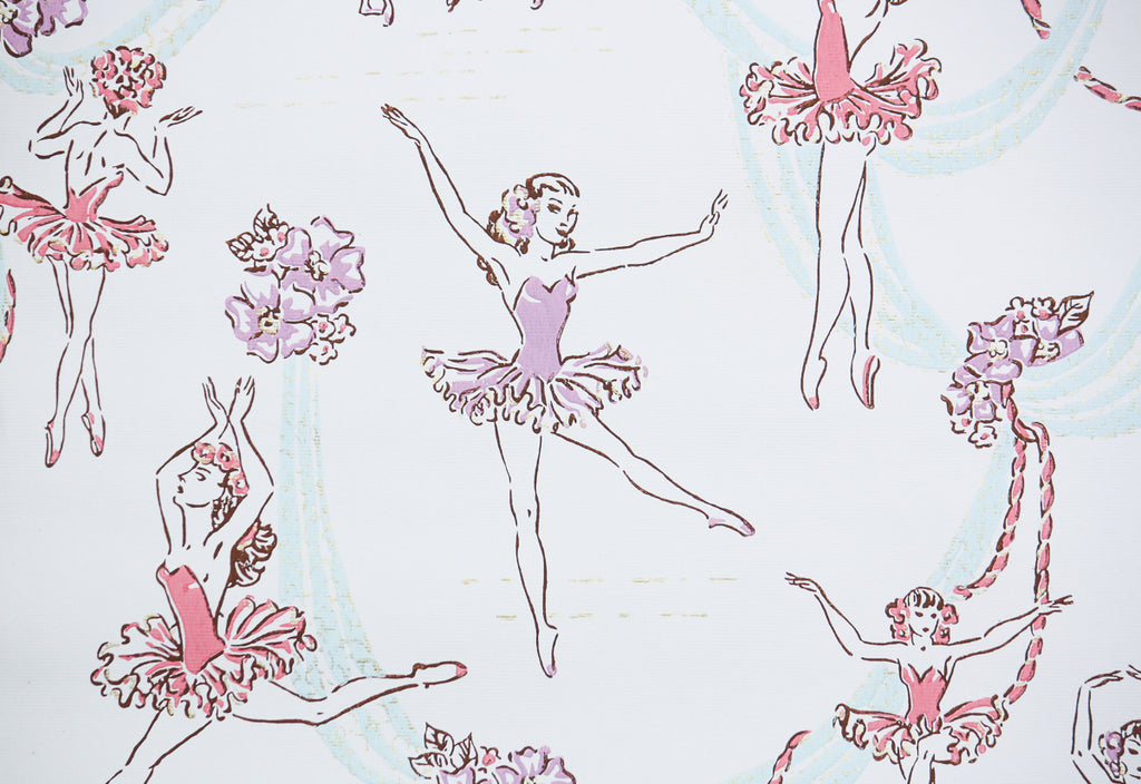 1960s Novelty Vintage Wallpaper