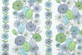 1970s Floral Vintage Wallpaper