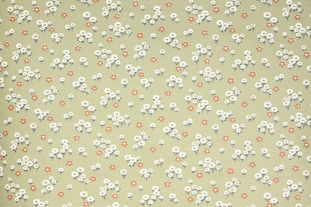 1970s Floral Vintage Wallpaper