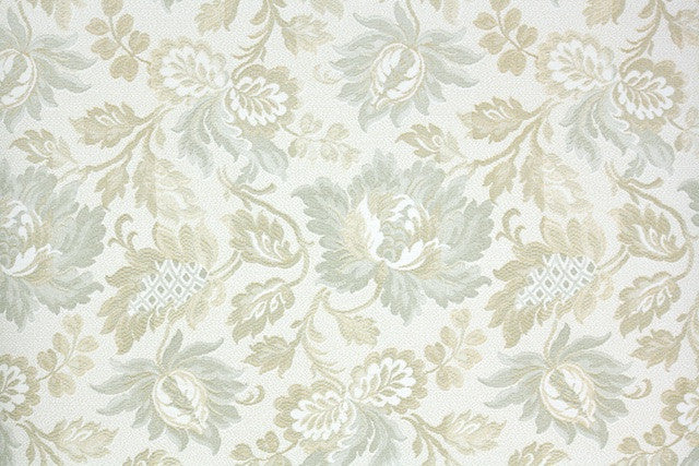 1970s Floral Vintage Wallpaper