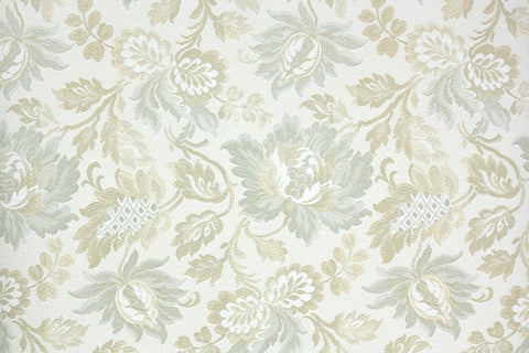 1970s Floral Vintage Wallpaper