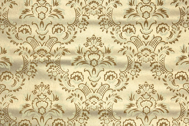 1960s Damask Vintage Wallpaper