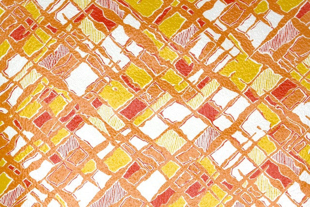 1970s Geometric Vintage Wallpaper