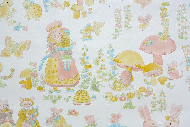1970s Childrens Vintage Wallpaper