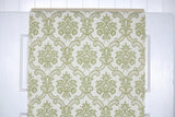 1970s Floral Damask Vintage Wallpaper