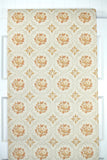 1960s Floral Vintage Wallpaper