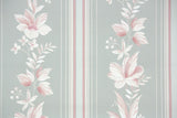 1940s Floral Vintage Wallpaper
