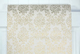 1960s Floral Damask Vintage Wallpaper
