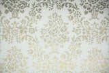 1960s Floral Damask Vintage Wallpaper