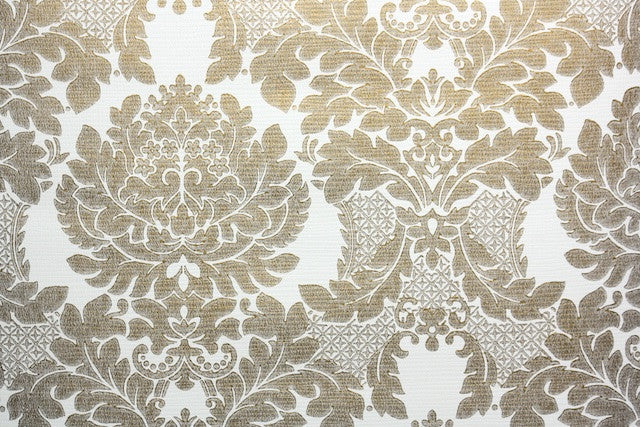 1960s Damask Vintage Wallpaper