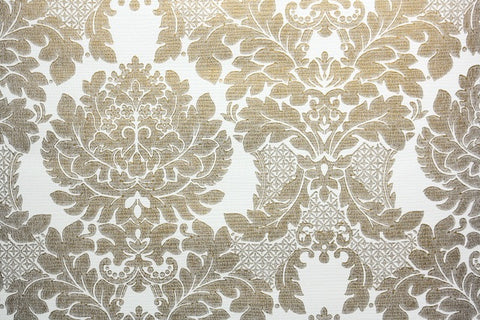 1960s Damask Vintage Wallpaper