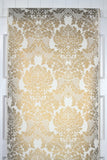 1960s Damask Vintage Wallpaper