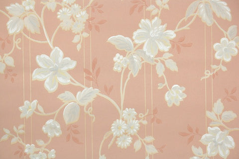 1930s Floral Vintage Wallpaper