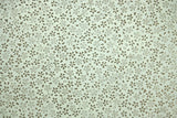 1970s Floral Mylar Vintage Wallpaper