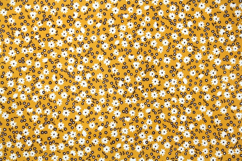 1970s Floral Vinyl Vintage Wallpaper