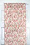 1960s Floral Damask Vintage Wallpaper
