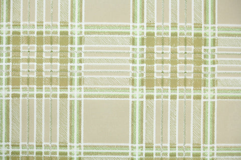 1960s Plaid Vintage Wallpaper