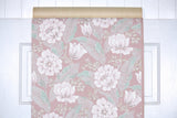1940s Floral Vintage Wallpaper