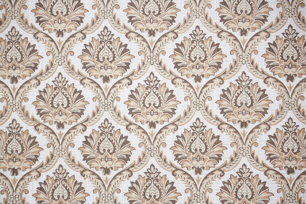 1960s Damask Vintage Wallpaper
