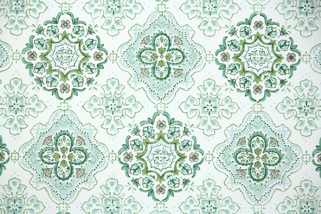 1960s Geometric Vintage Wallpaper
