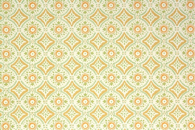 1960s Geometric Vintage Wallpaper