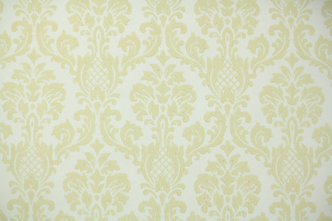 1960s Damask Vintage Wallpaper