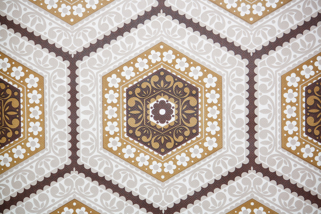 1960s Geometric Vintage Wallpaper