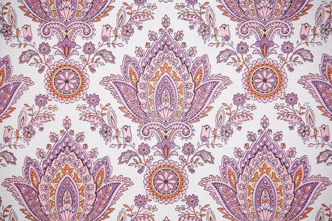 1960s Damask Vintage Wallpaper