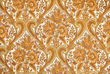 1970s Floral Damask Vintage Wallpaper