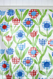 1970s Floral Vinyl Vintage Wallpaper