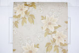 1970s Floral Vintage Wallpaper