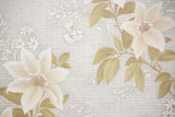 1970s Floral Vintage Wallpaper