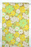 1960s Floral Vintage Wallpaper